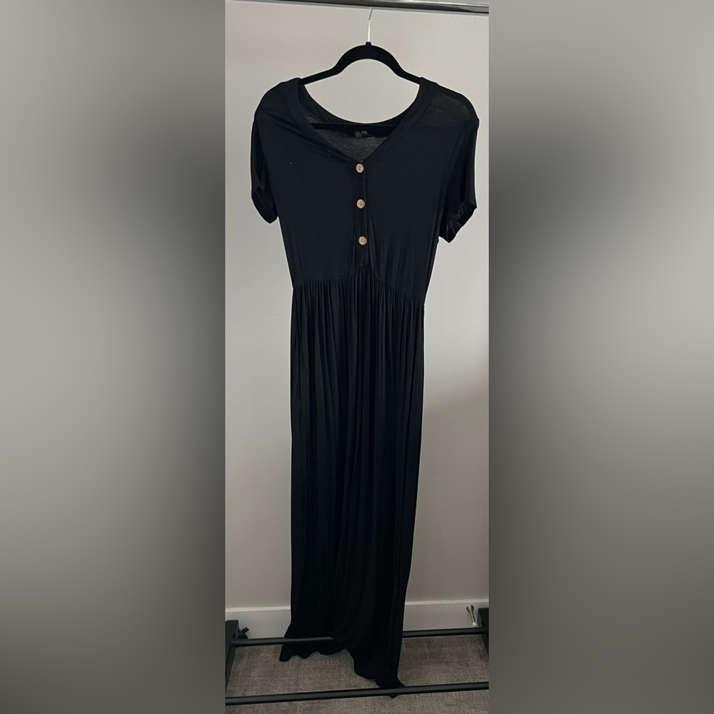 Amazon Black Maxi Dress | Size M